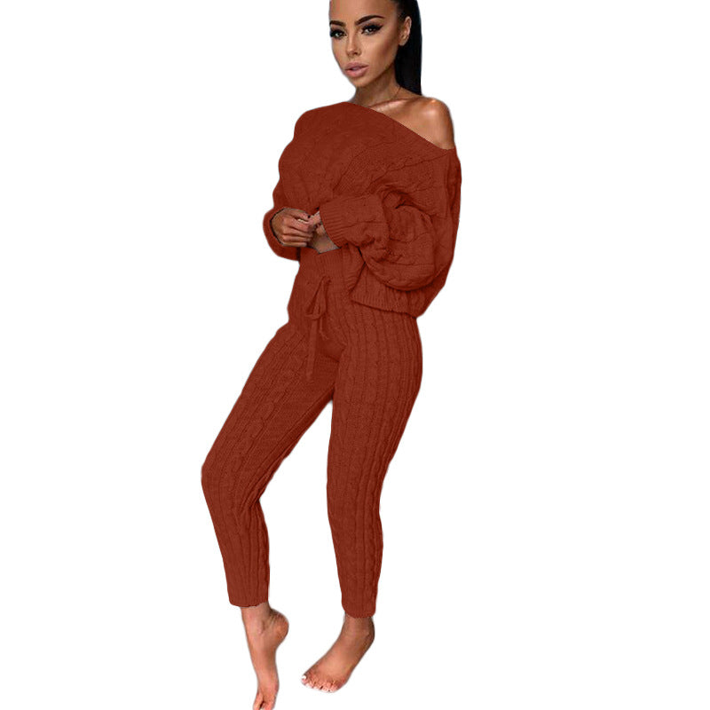 Casual Classic Pretty New Women's Twist Fashion Casual Suit