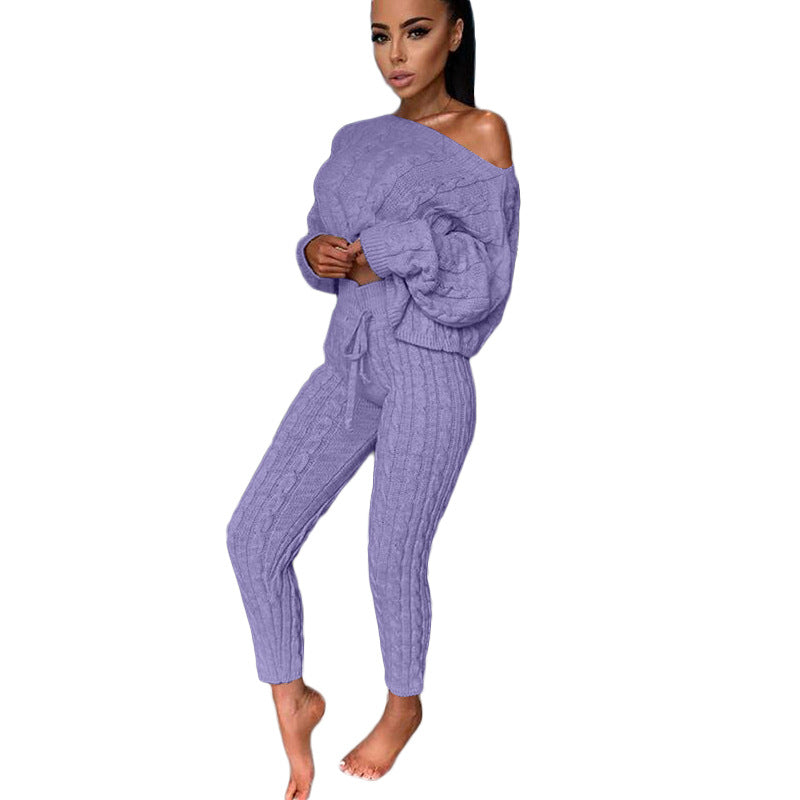 Casual Classic Pretty New Women's Twist Fashion Casual Suit