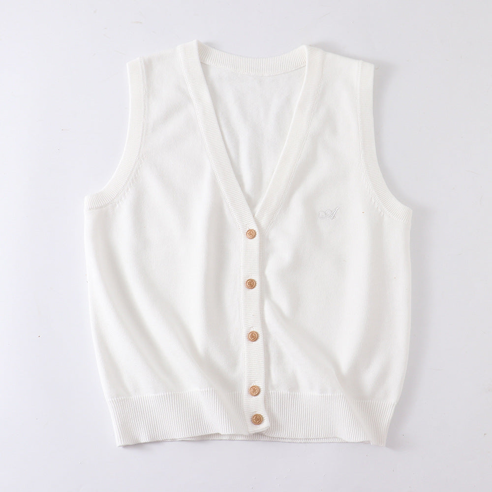Master Ji Tea Love College Style Vests