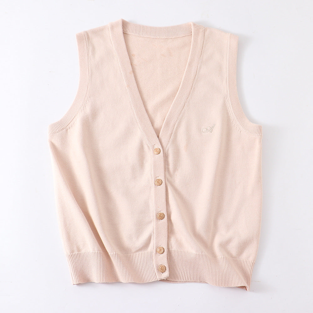 Master Ji Tea Love College Style Vests