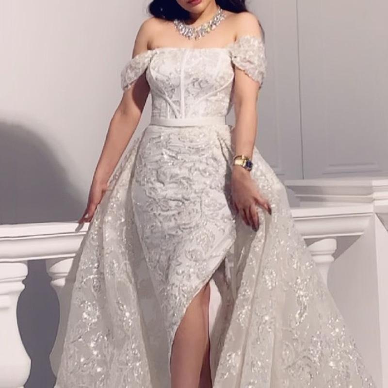 Women's New Sexy Sleeve Swing Dress Wedding Dresses
