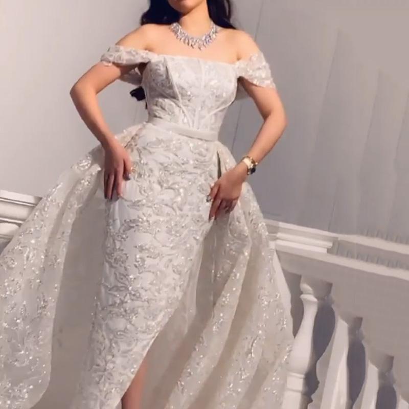 Women's New Sexy Sleeve Swing Dress Wedding Dresses