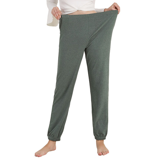 Women's Expanded Loose Casual Stretch Fleece Home Plus Size