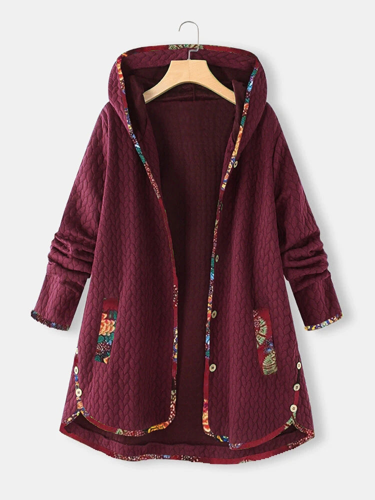 Women's Spring Hooded Loose Long Sleeve Large Coats