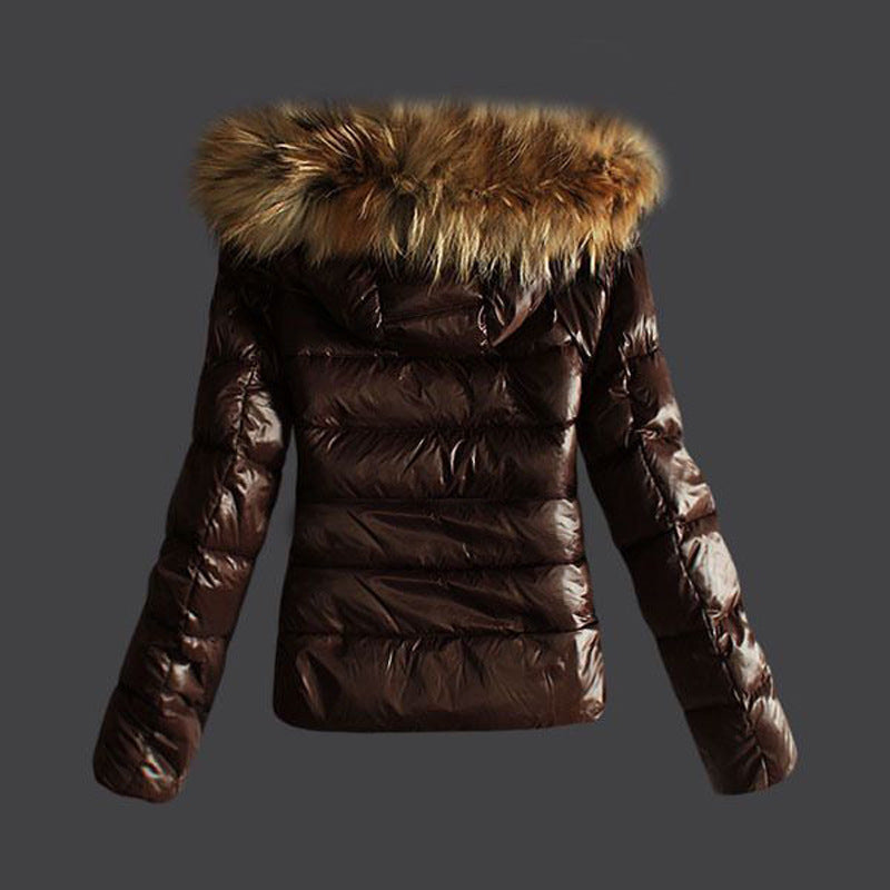 Slim Fit Cotton Imitation Fur Big Coats