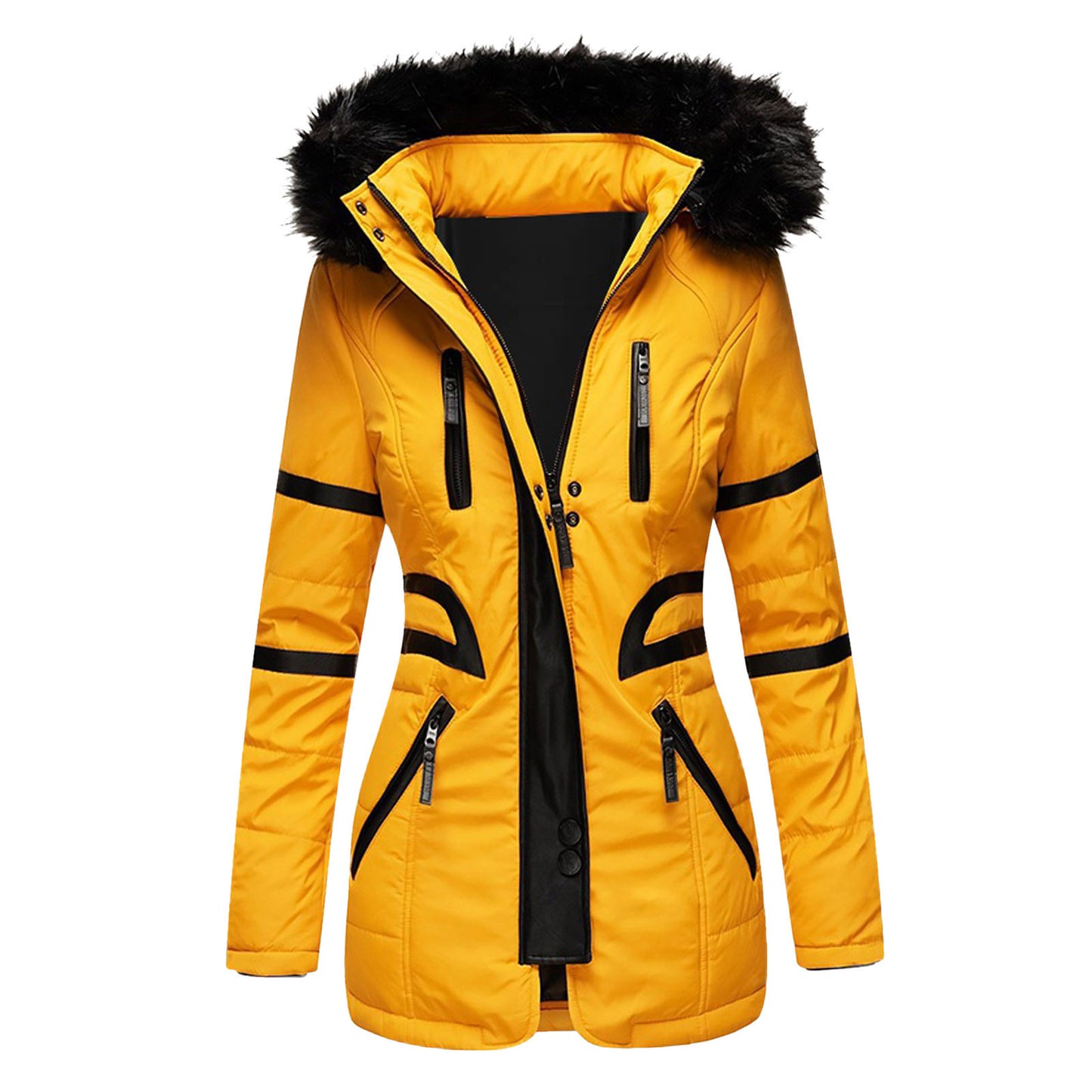 Women's Collar Cotton Clothes Casual Fashionable Warm Coats