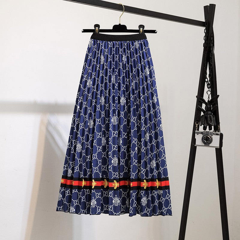 Women's Charming Slouchy Pretty Pleated Mid-length Skirts