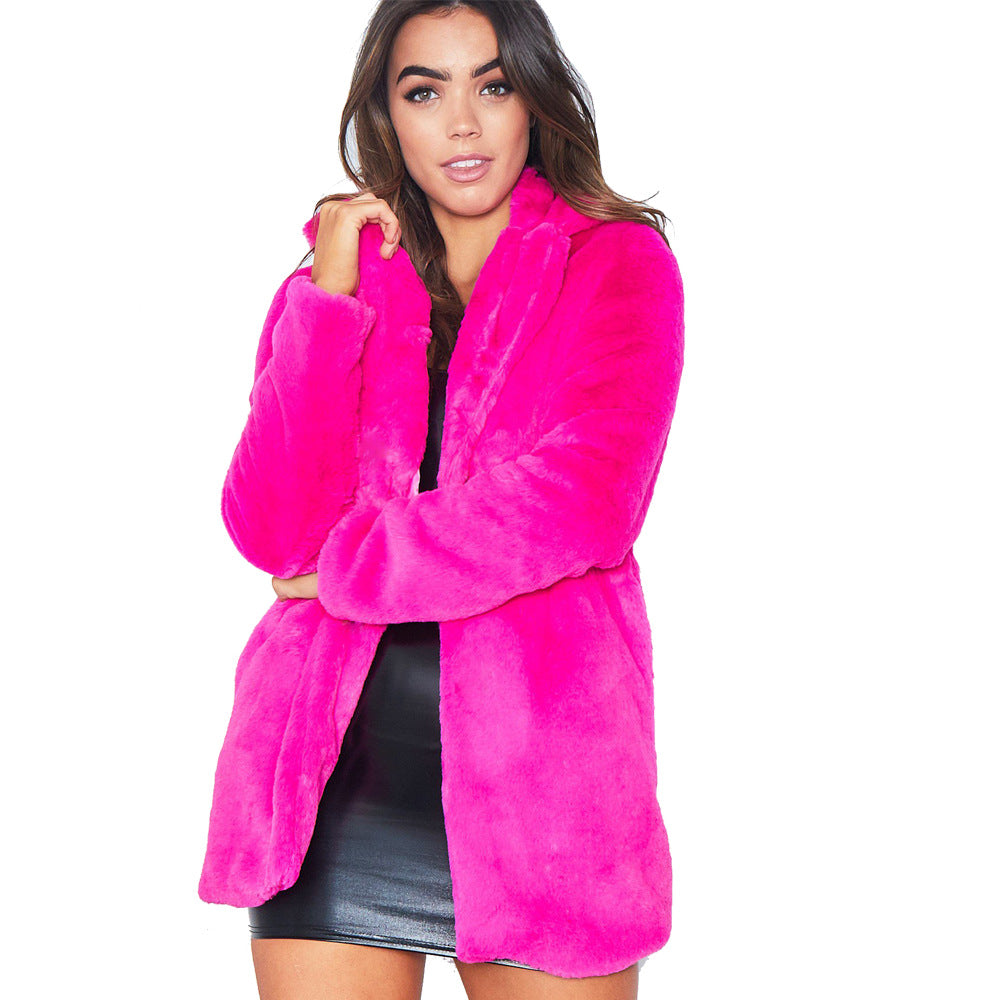 Women's Casual Creative Loose Fur Fluff Coats