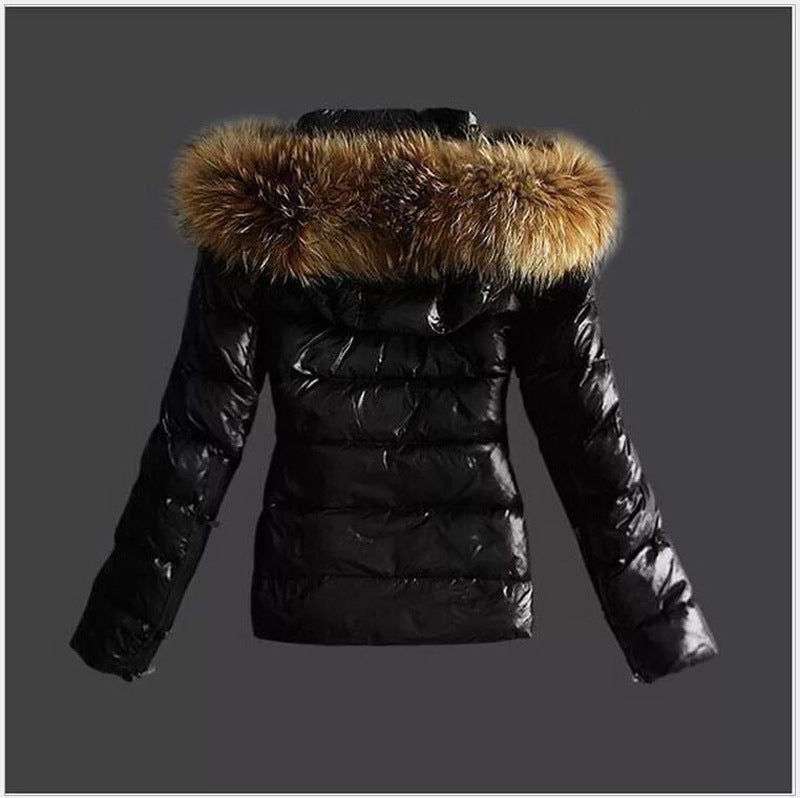Slim Fit Cotton Imitation Fur Big Coats