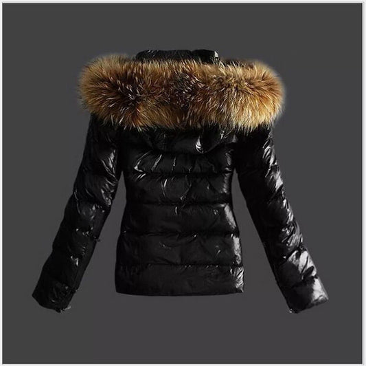 Slim Fit Cotton Imitation Fur Big Coats