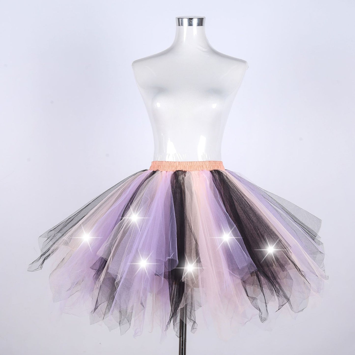 Adult Mesh Slip Dress Pettiskirt Stage Skirts