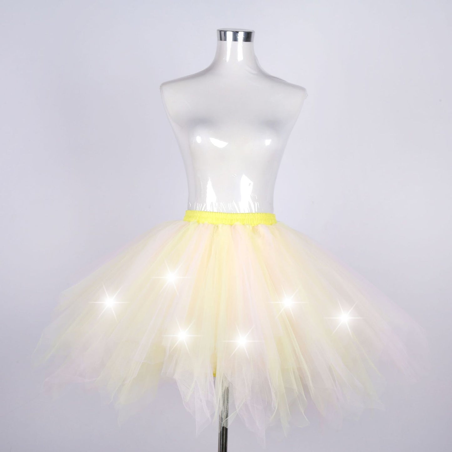 Adult Mesh Slip Dress Pettiskirt Stage Skirts