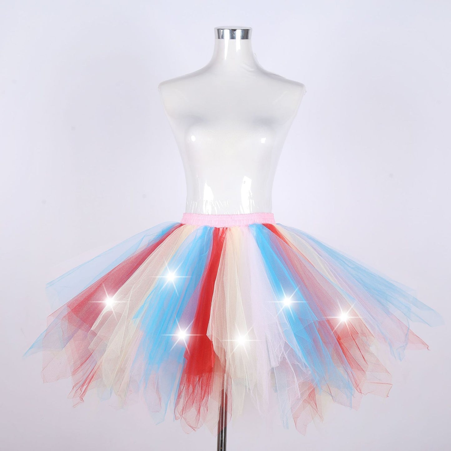 Adult Mesh Slip Dress Pettiskirt Stage Skirts