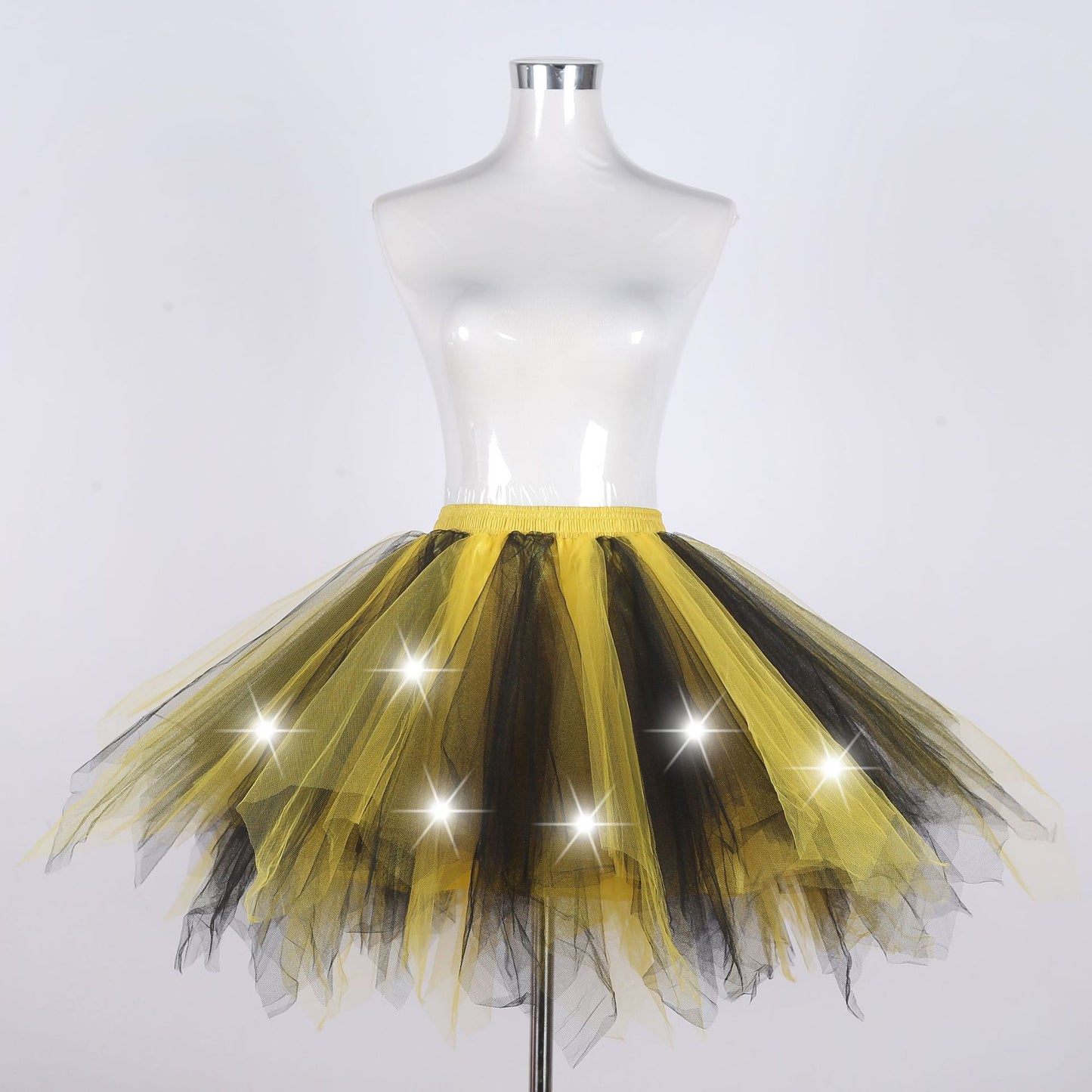 Adult Mesh Slip Dress Pettiskirt Stage Skirts