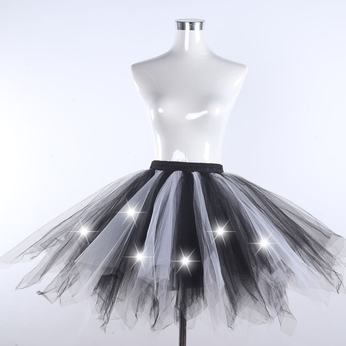 Adult Mesh Slip Dress Pettiskirt Stage Skirts