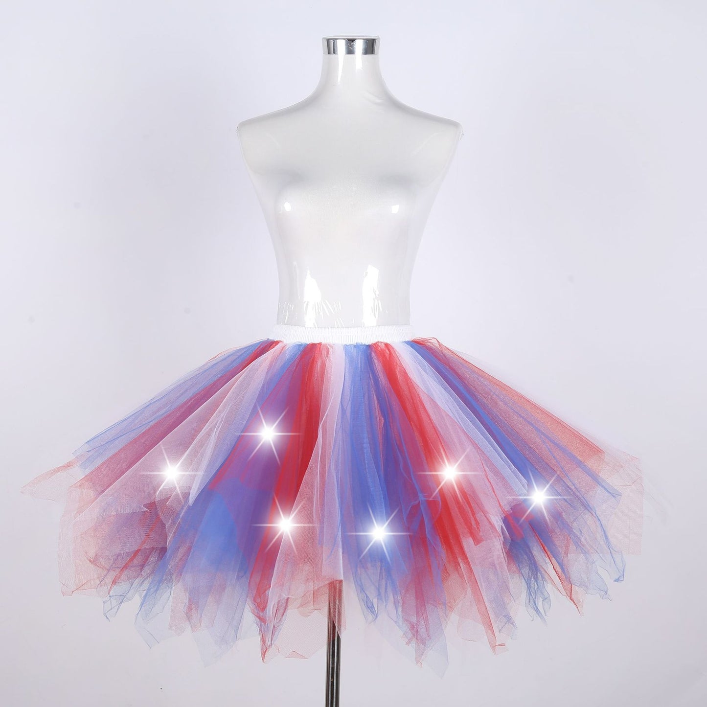 Adult Mesh Slip Dress Pettiskirt Stage Skirts