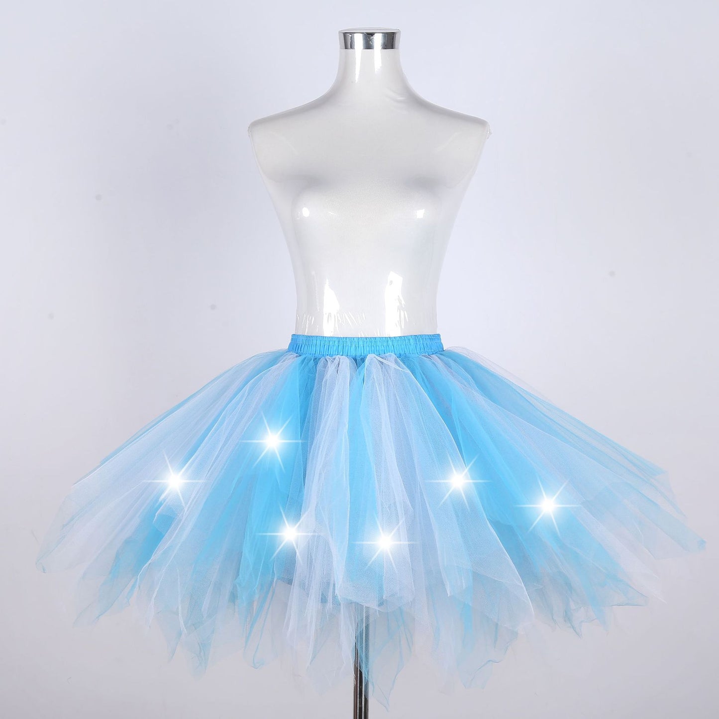 Adult Mesh Slip Dress Pettiskirt Stage Skirts