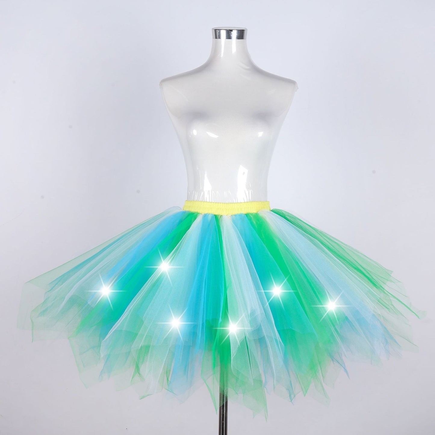 Adult Mesh Slip Dress Pettiskirt Stage Skirts