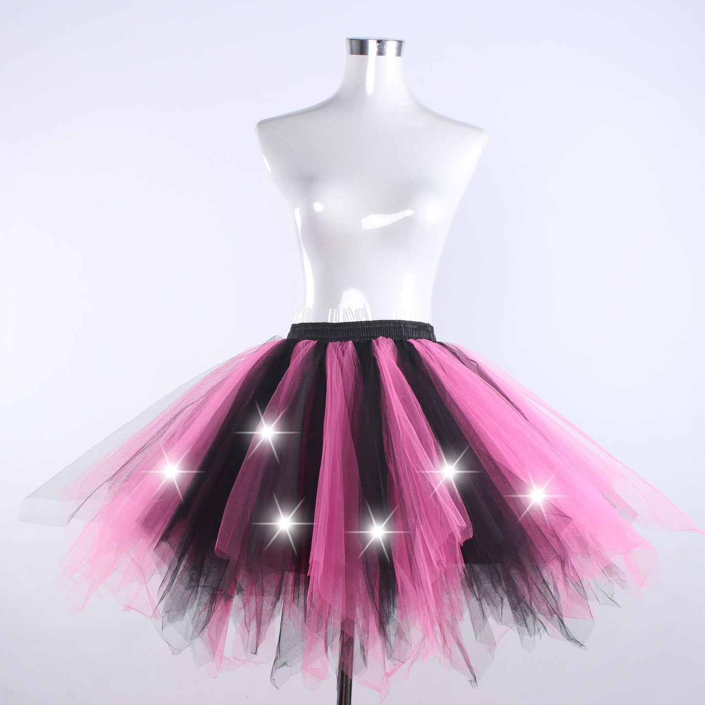 Adult Mesh Slip Dress Pettiskirt Stage Skirts