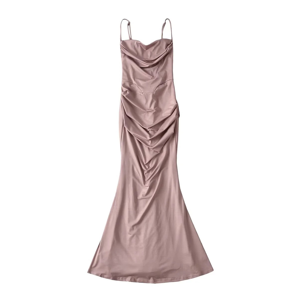 Three-dimensional Fishbone Sexy Fishtail Atmosphere Slimming Dresses