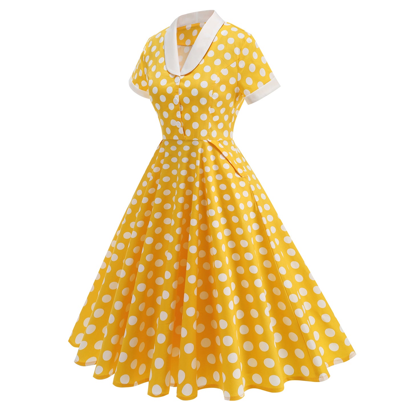Women's Hepburn Style Retro Spring Travel Court Tight Waist Light Will Costumes