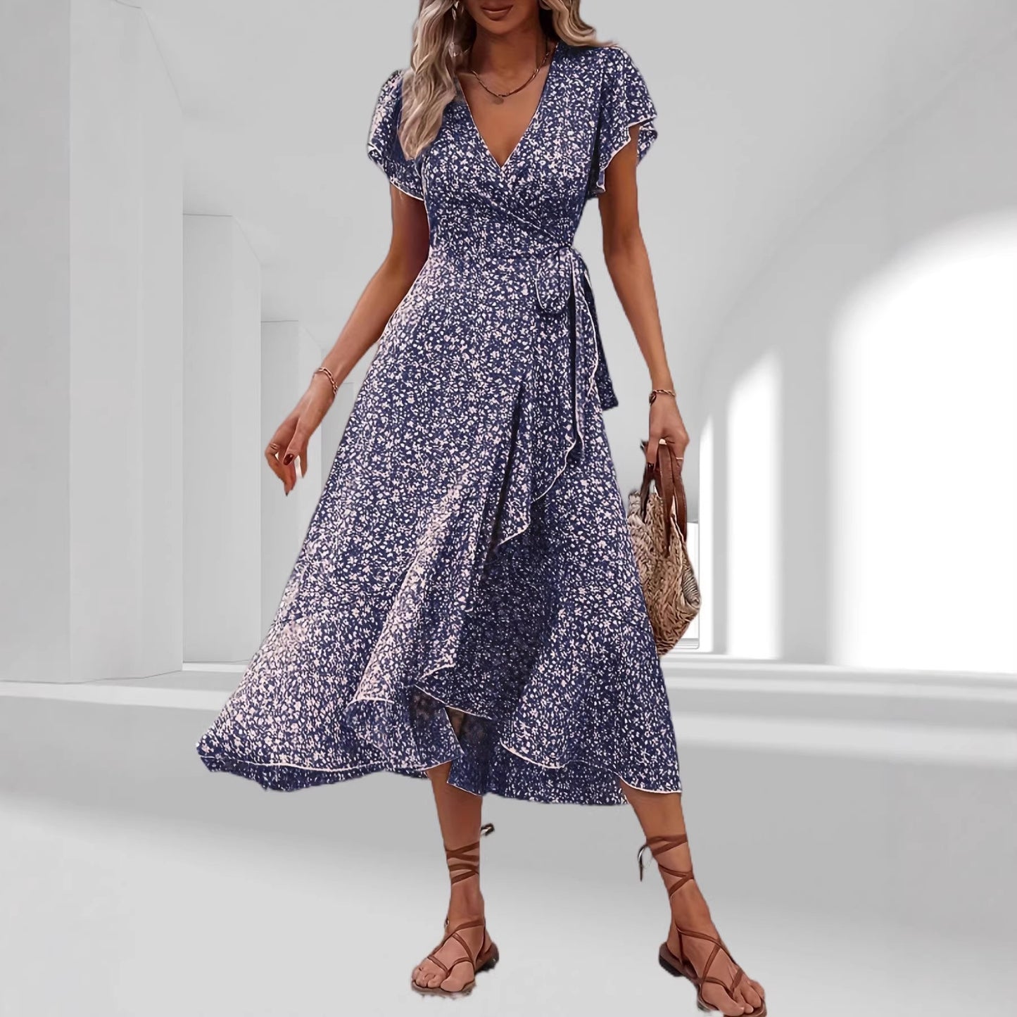 Women's Summer Belt Wrap Sexy Bohemian Expansion For Dress