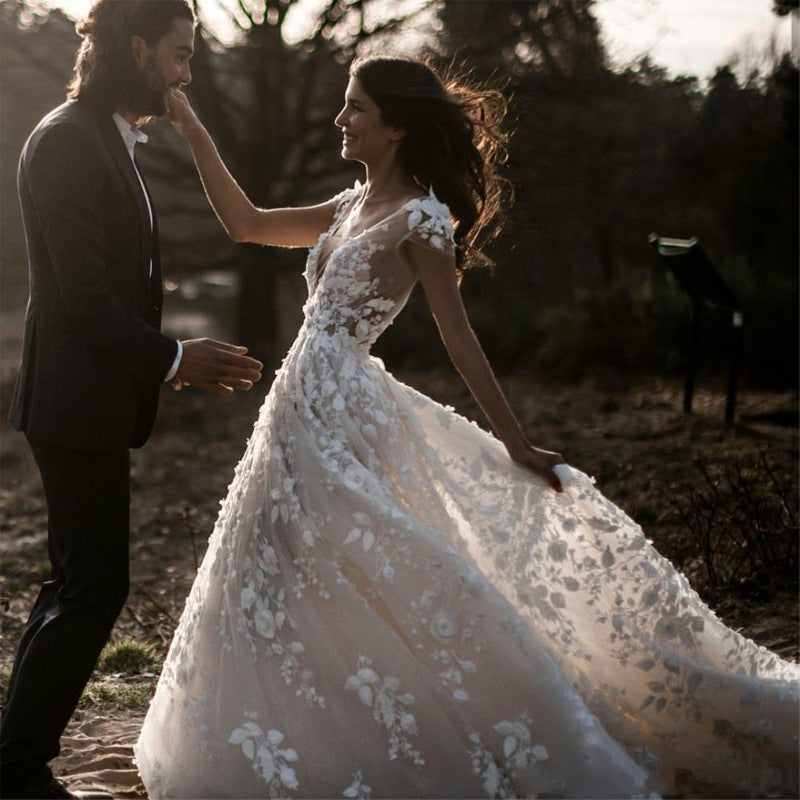 Women's Trendy New Classy One-piece Dress Wedding Dresses