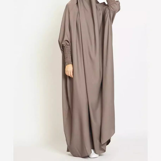 Turkish Solid Color Loose Large Robe Dresses
