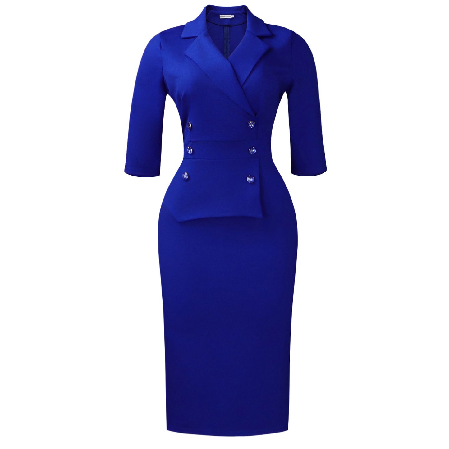 Women's Slim Fit Sheath Pencil Half Sleeve Suits
