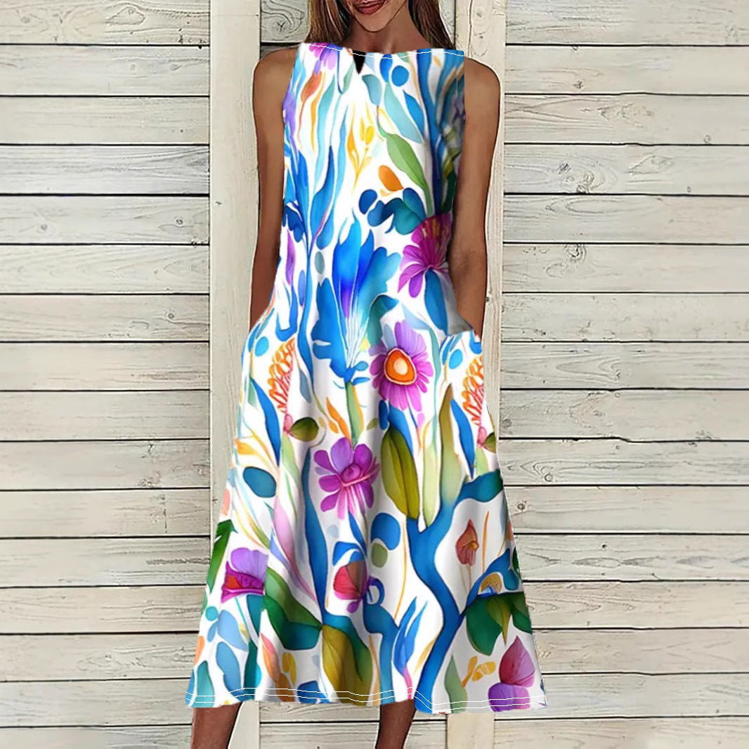 Women's Classy Printed Elegant Fashion Dress Dresses