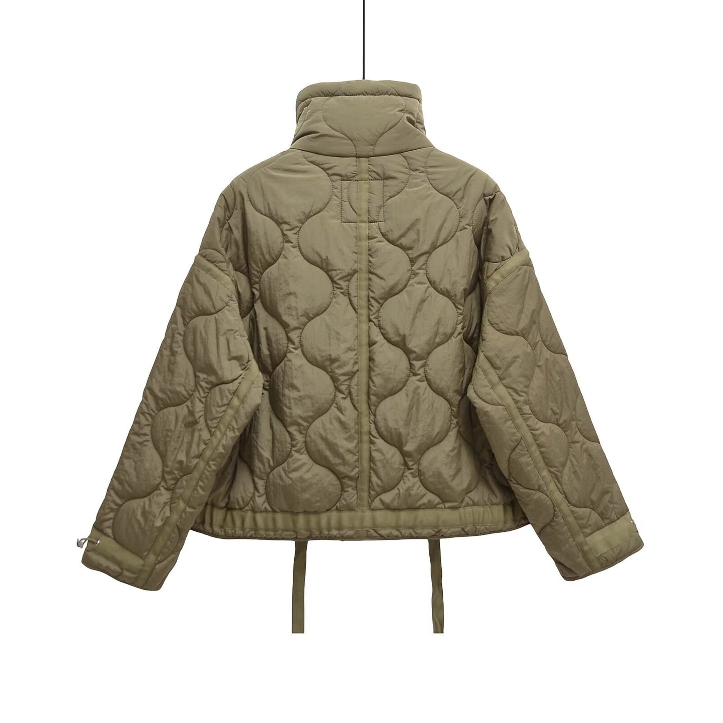 Women's Collar Water Ripple Cotton Cuffs With Jackets