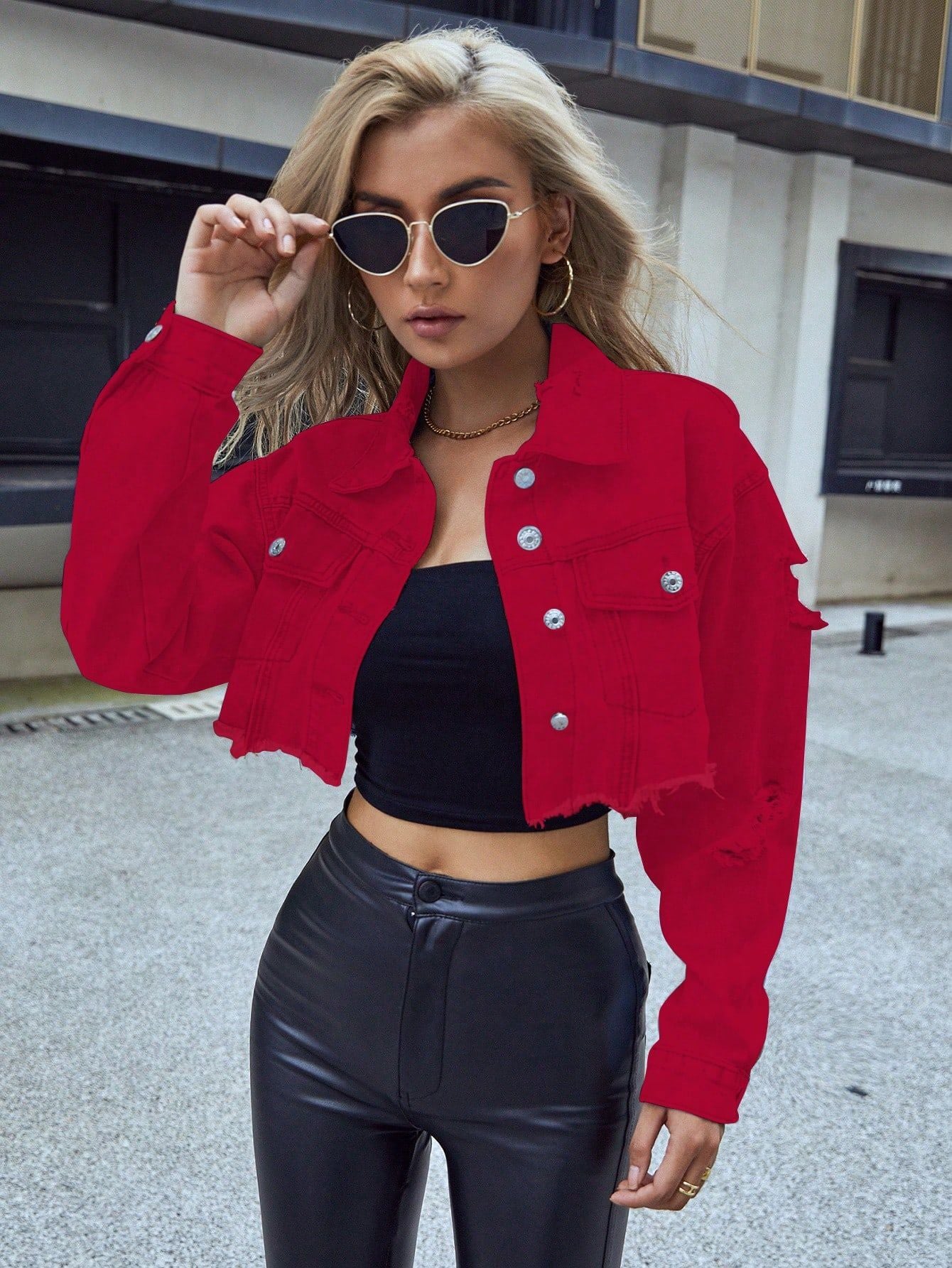Women's Casual Boyfriend Style Chic Denim Jackets