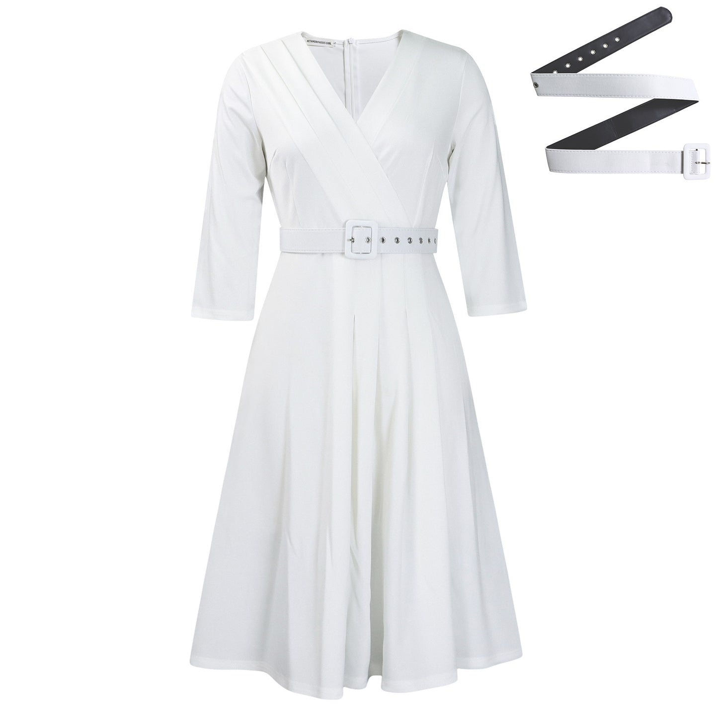 Women's Fashion Temperament Pleated Stretch Elegant African Dress