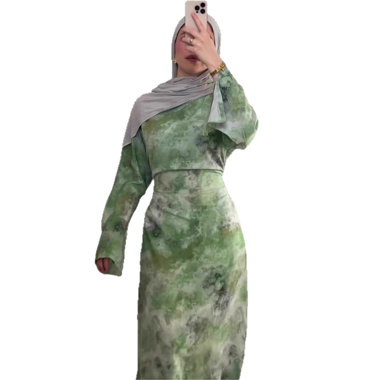 Women's Artistic Sense Elegant Fashion Long Sleeve Dresses