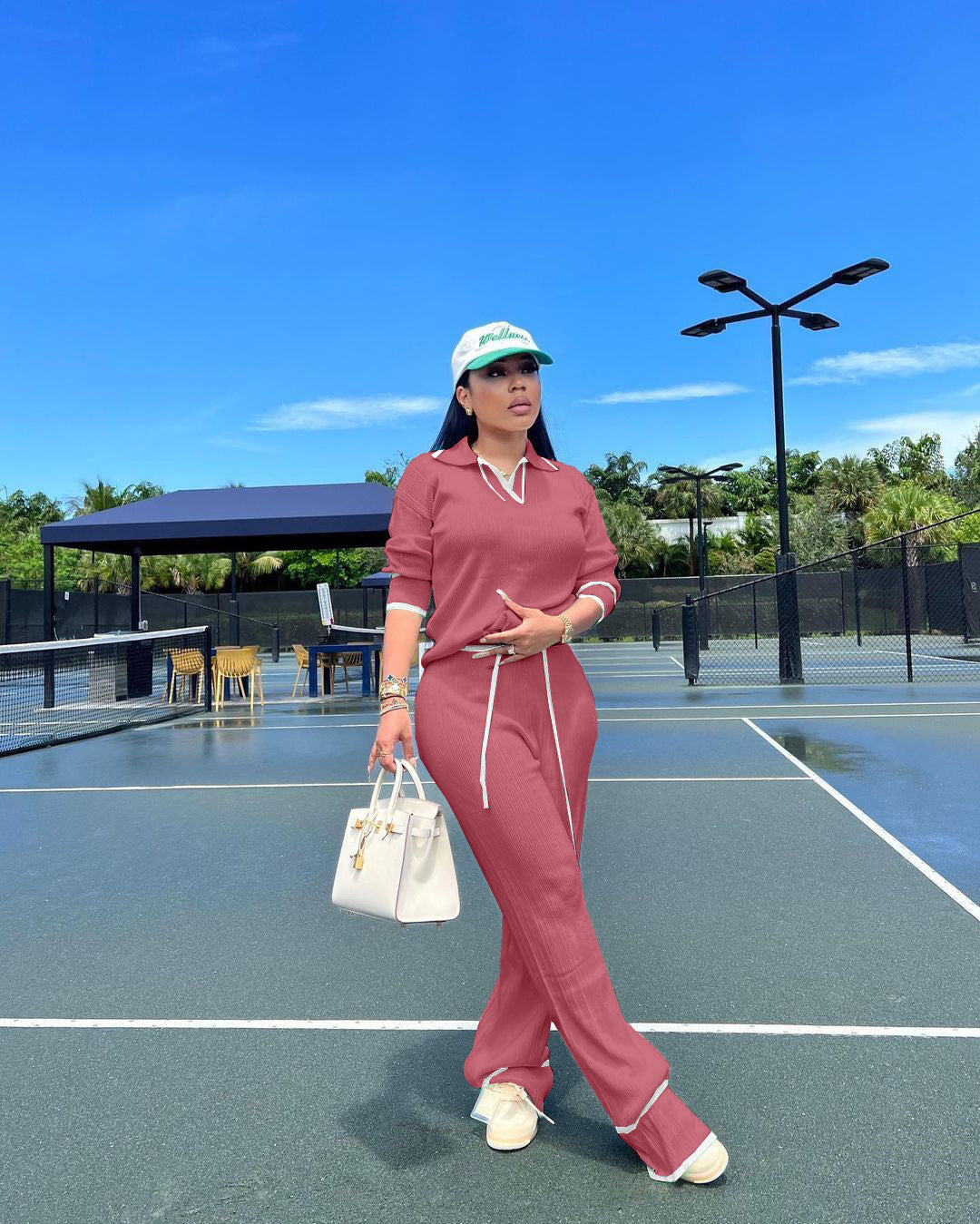 Women's Trendy Graceful Slouchy Casual Knitted Suits