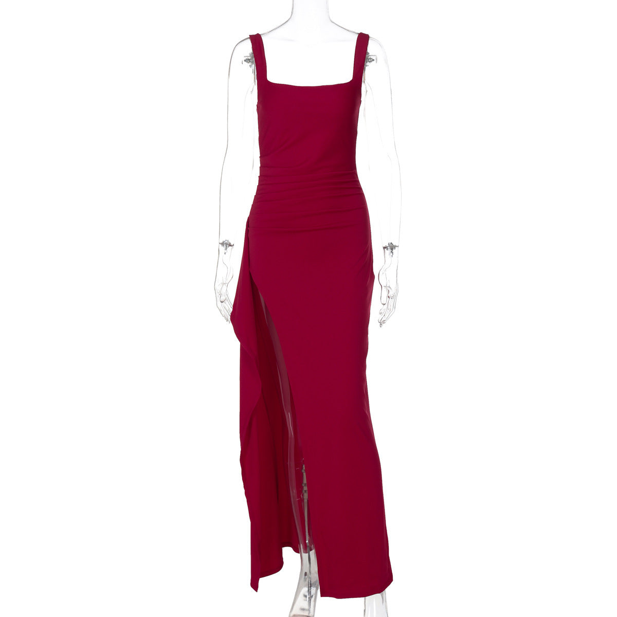Women's Summer Fashion Sexy Strap Backless High Dress