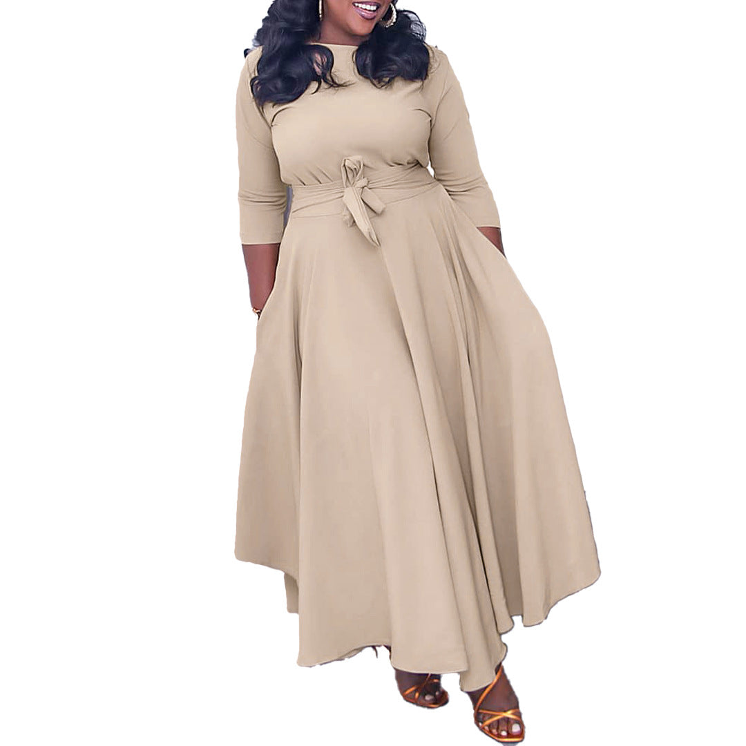Women's Fashion Elegant Tied Africa Maxi Dress