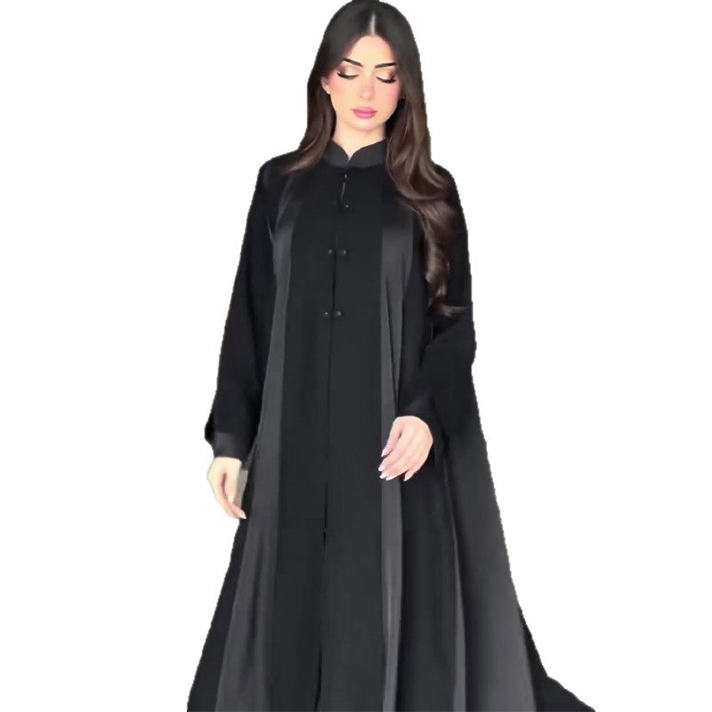 Women's Spring Loose Multicolor Long Dress Outside Coats
