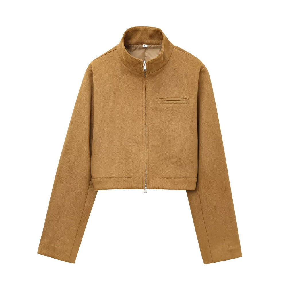 Classy Fashion Street Casual Stand-up Collar Coats