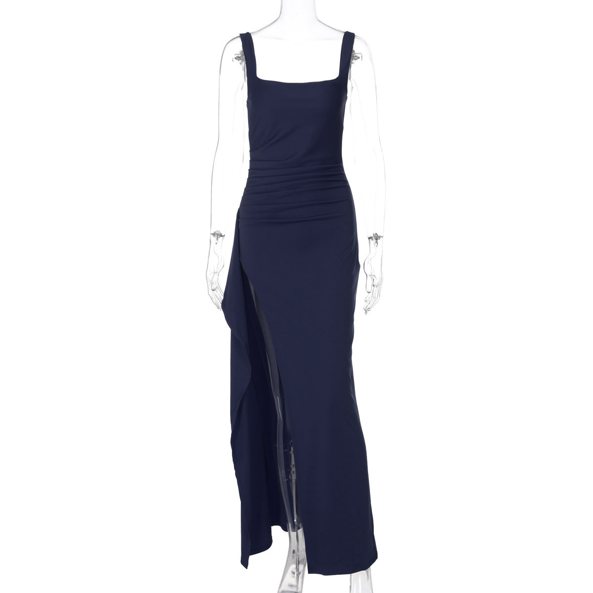 Women's Summer Fashion Sexy Strap Backless High Dress