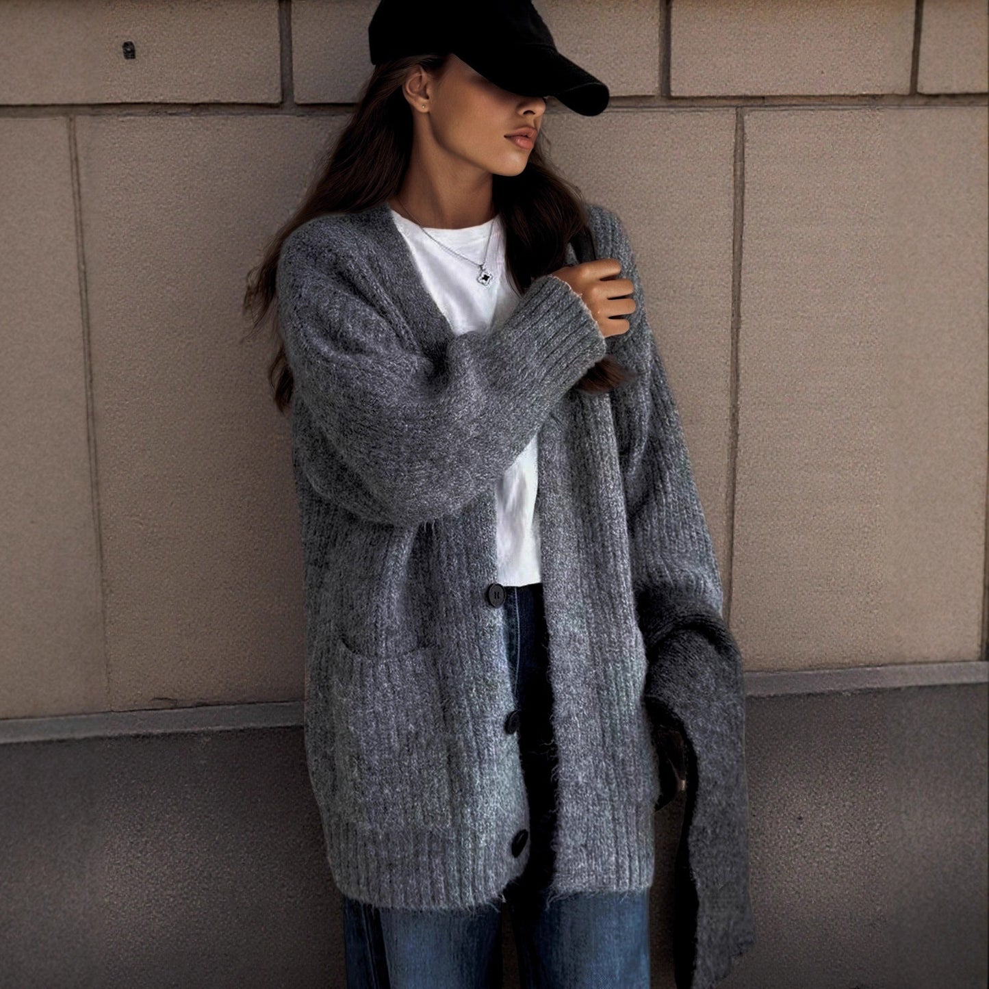 Women's Innovative Durable Trendy Faux Alpaca Sweaters