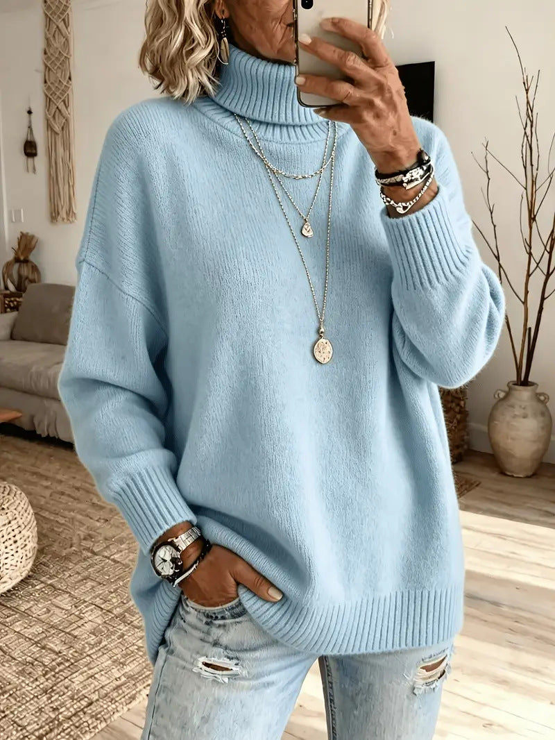 Women's Lazy Solid Color Elegant Split Loose Clothing