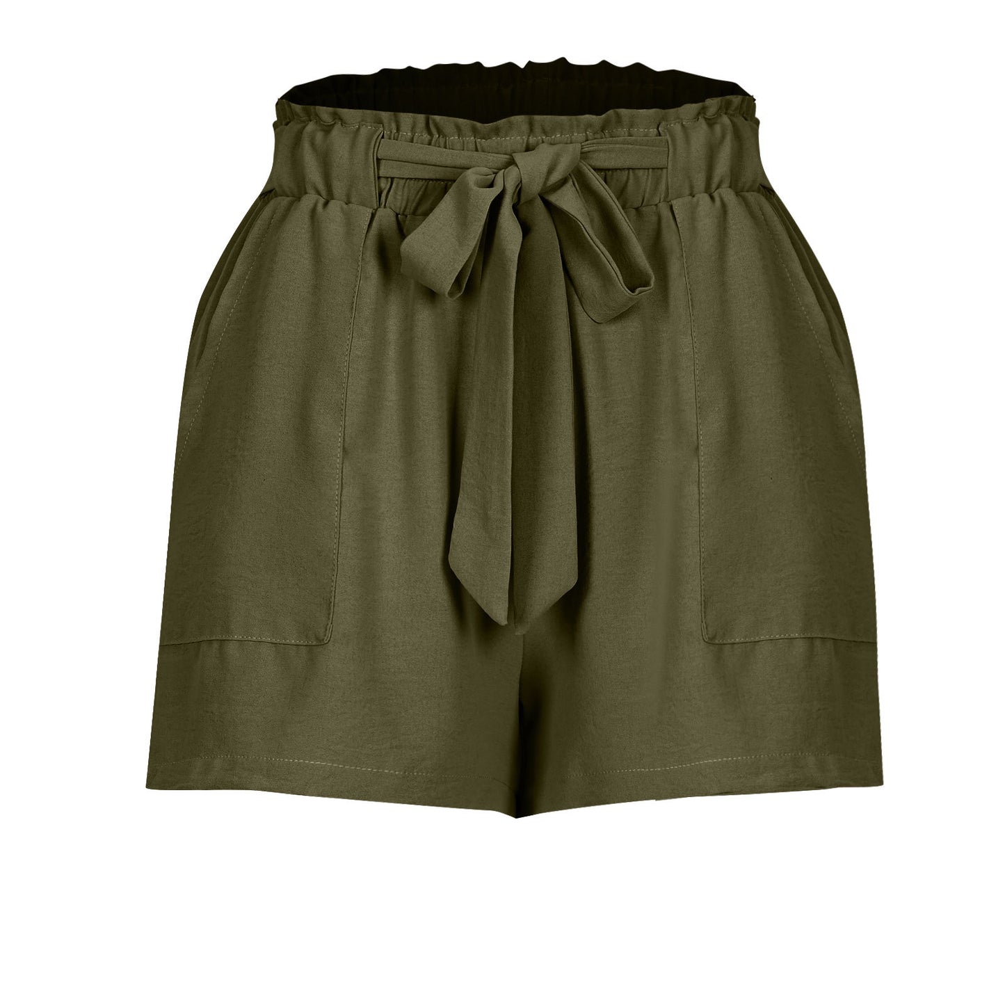 Women's Loose Casual Summer Cotton Linen Pocket Shorts