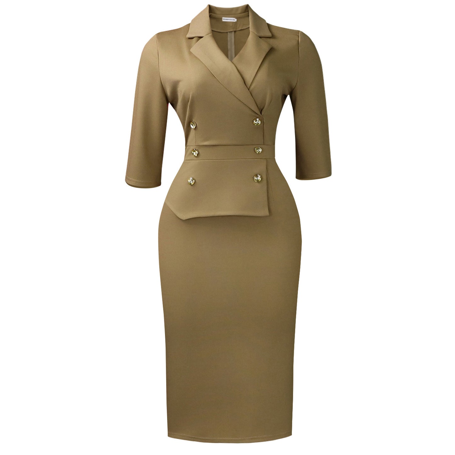 Women's Slim Fit Sheath Pencil Half Sleeve Suits