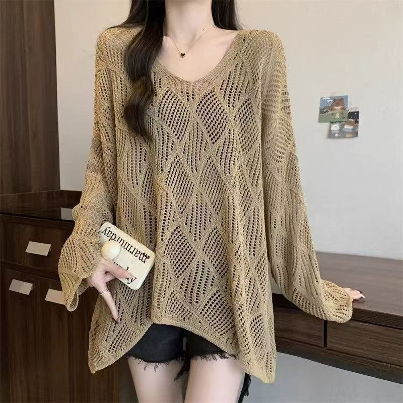 Women's Idle Style Design Loose Sun Protection Sweaters