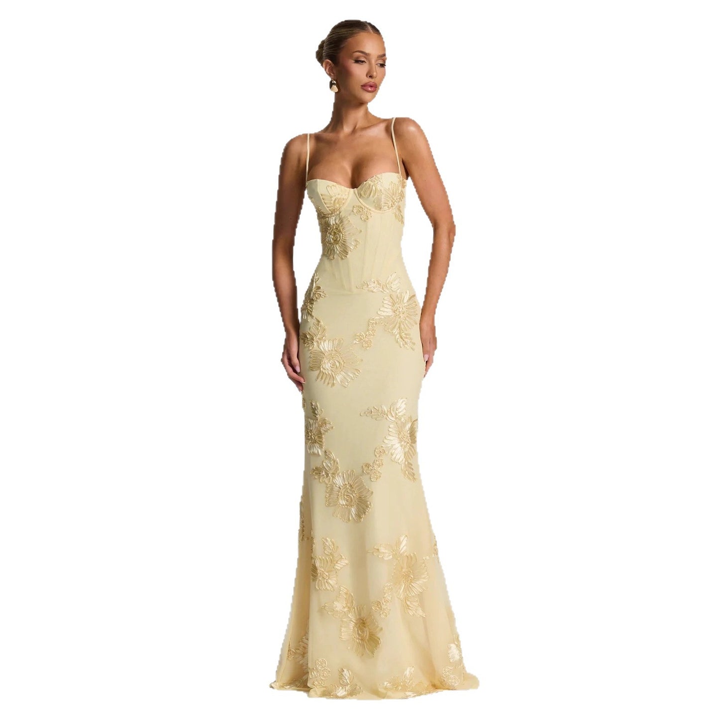 Women's Dress Banquet Wear Temperament Camisole Slim Dresses