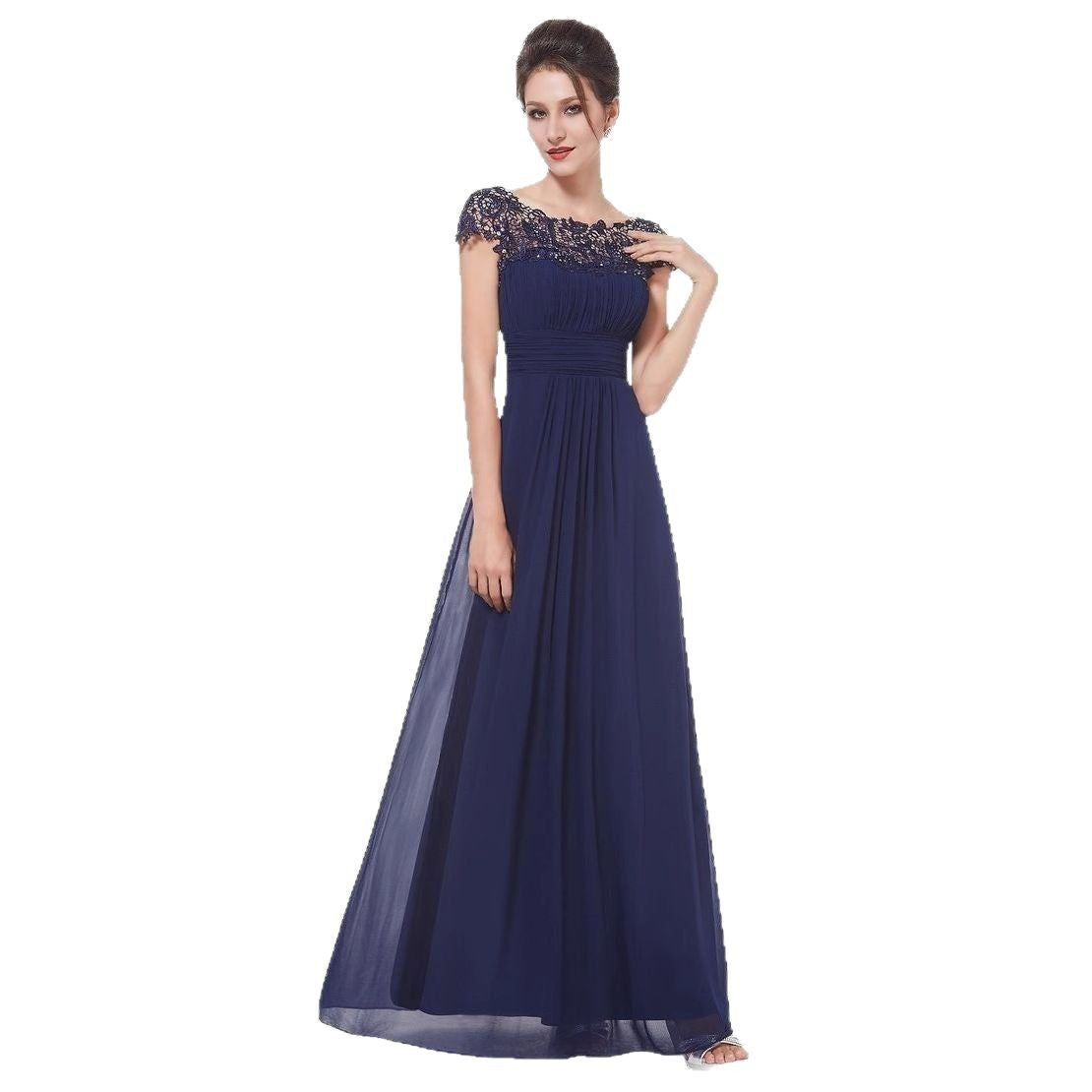 Women's Classic Classy Lace Dress Bridesmaid Wedding Dresses