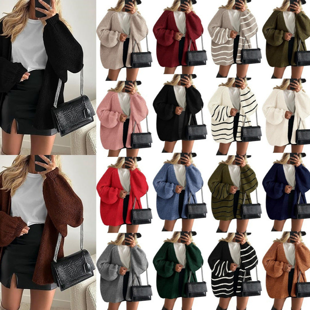 Classic Women's Commuter Knitted Casual Loose Sweaters