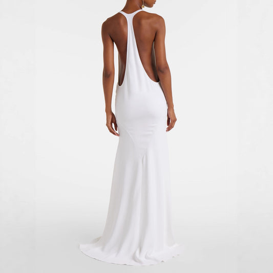 Women's Elegant White Dress Long Summer Sexy Clothing