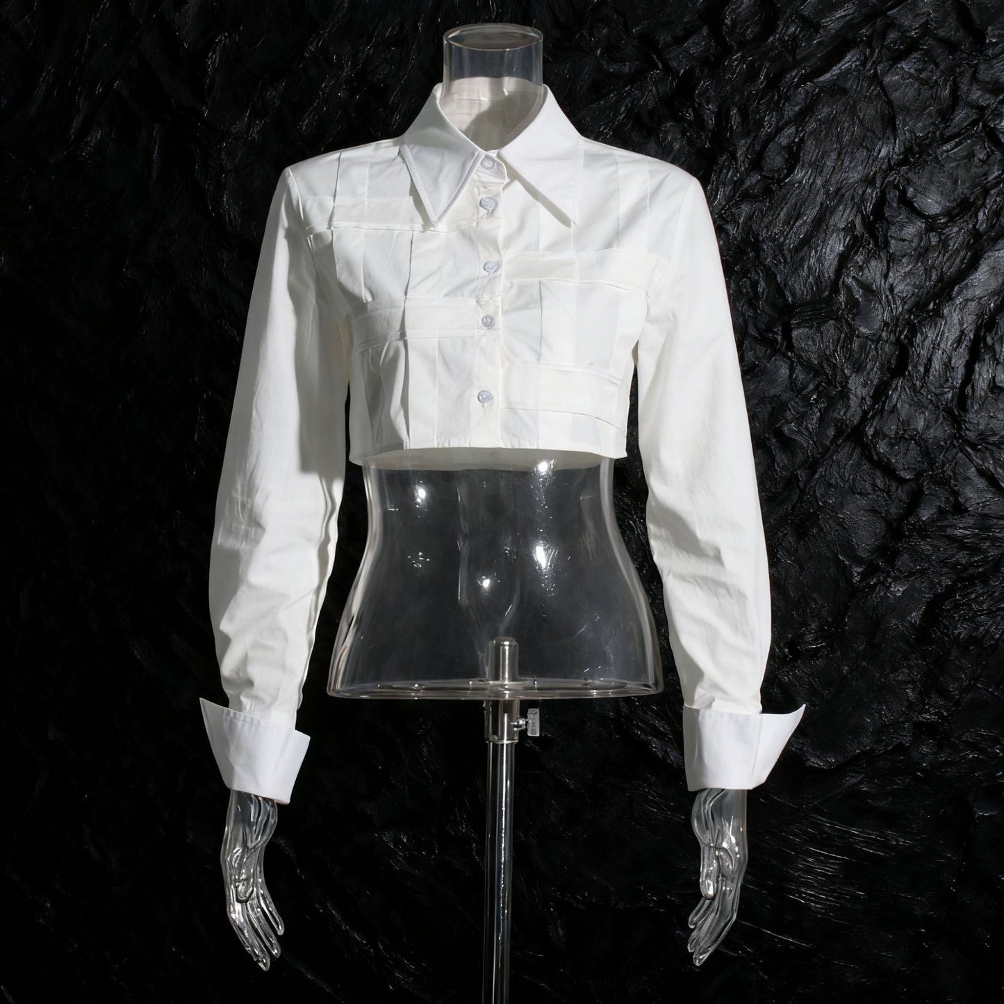 Design Sense Niche Shirt Autumn Solid Blouses